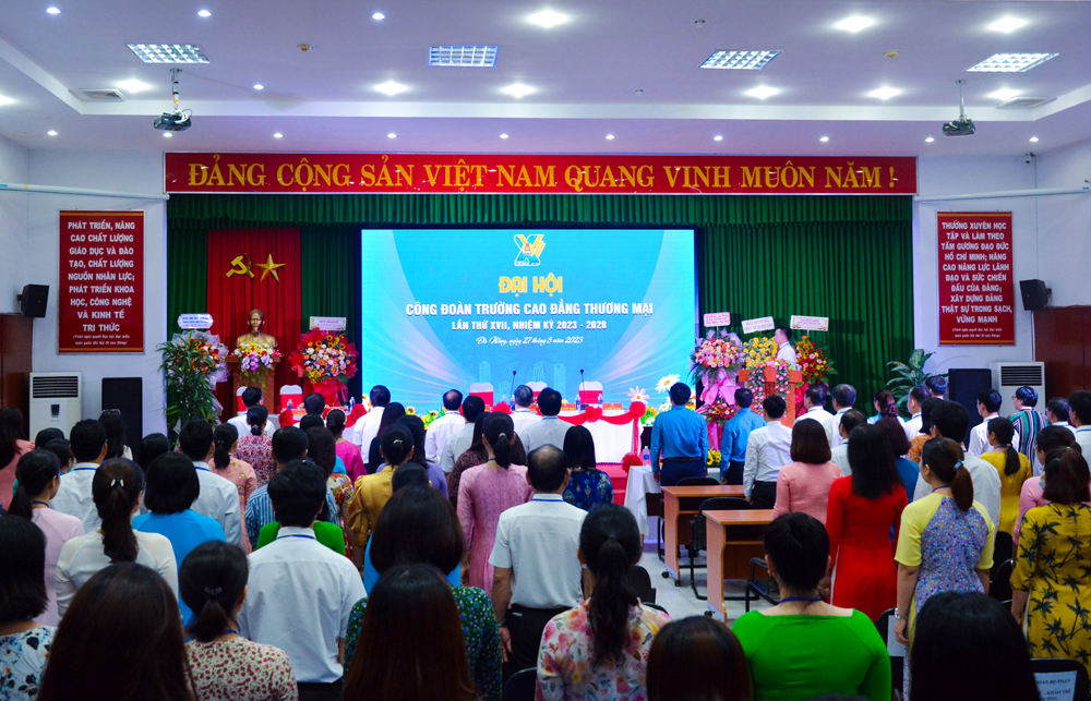 Đại hội Công đoàn trường Cao đẳng Thương mại lần thứ XVII, nhiệm kỳ 2023 - 2028