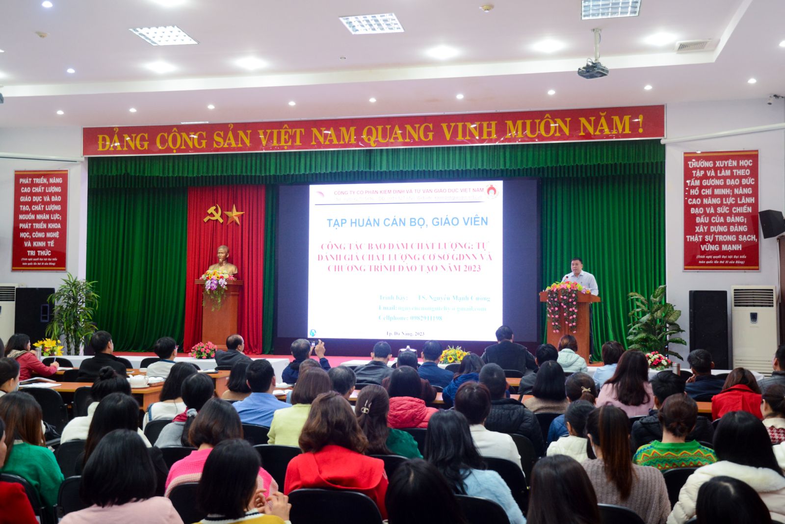 Tập huấn tự đánh giá chất lượng cơ sở giáo dục nghề nghiệp