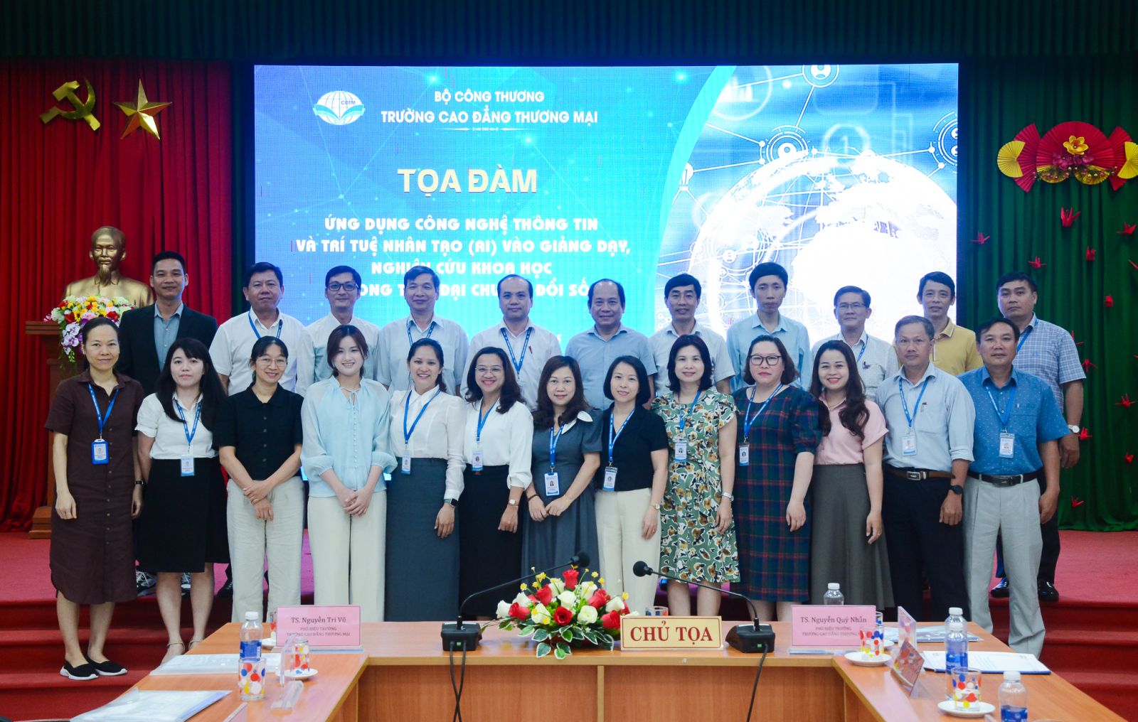 Tọa đàm Ứng dụng CNTT và trí tuệ nhân tạo vào giảng dạy và NCKH trong thời đại chuyển đổi số