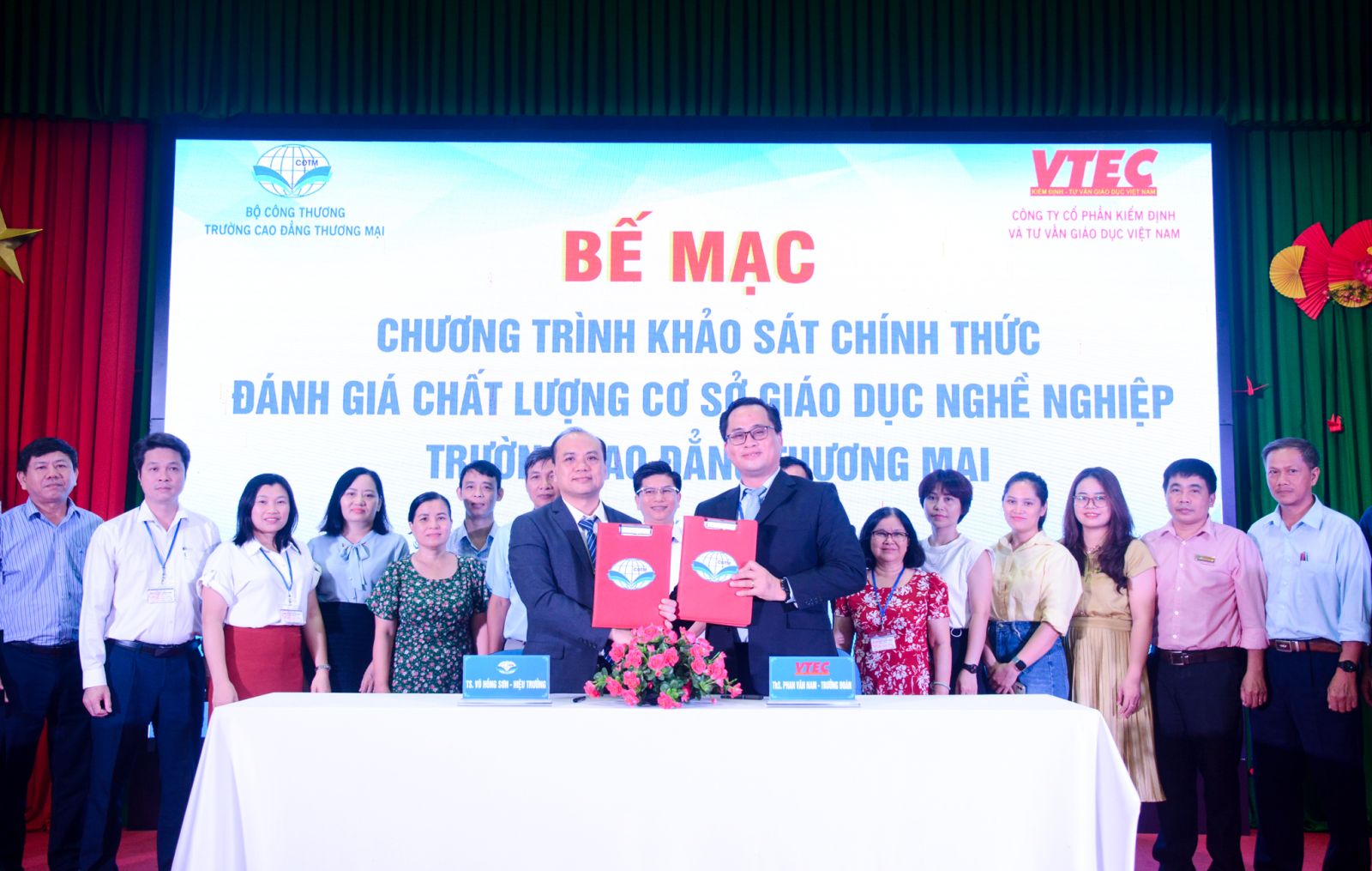 Bế mạc chương trình khảo sát chính thức cơ sở GDNN tại Trường Cao đẳng Thương mại